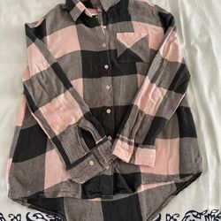 Justice Plaid Shirt Used Once
