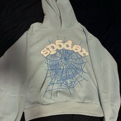 Sp5der blue hoodie