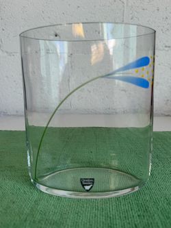 Orrefors Sweden Crocus Art Glass Vase – Swedish Crystal Flower Design