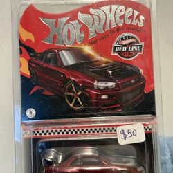 Hot Wheels RLC Red Selections Nissan Skyline R34