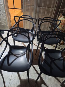 Master hard plastic chairs  dining