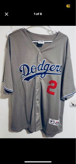 LA Dodgers #2 3x Majestic Baseball Jersey