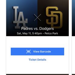 Two Padres Tickets 