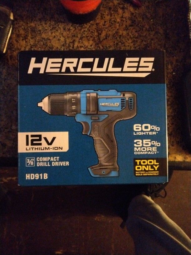 Hercules (12v Lithium-ion ) 3/8 Compact Drill Driver