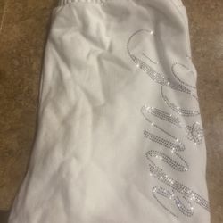 Pink Brand Bling White Shorts NWT Size Small  Vs Shirt Small