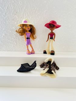2003 McDonald's Bratz Sasha Yasmin Fashion 5” Dolls