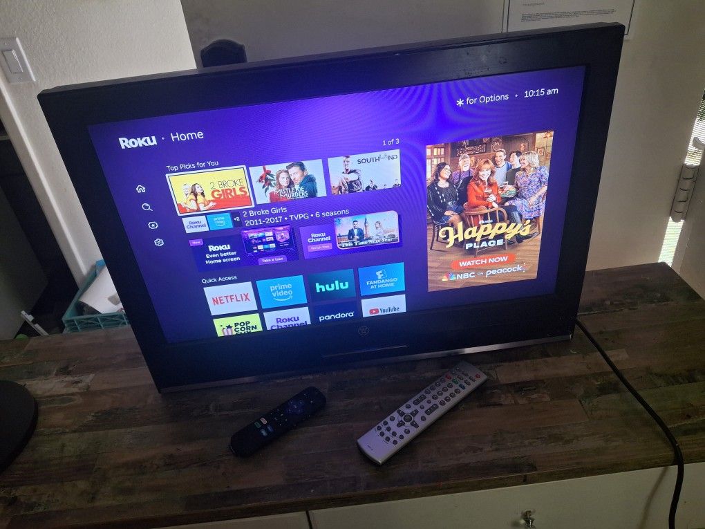 26in tv w/roku stick included $20
