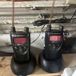 2 Motorola Radios 
