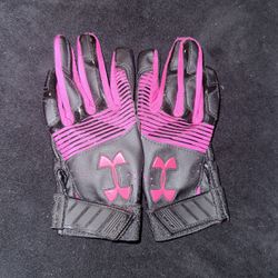 Pink And Black Toddler Motor Bike Gloves