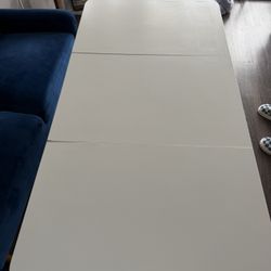 White Spacious Dining Table