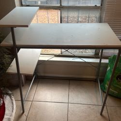 Small White Kids Desk 