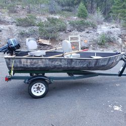 Fishing Boat Nice 12' Aluminum 