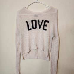 2 Large Scoop-Neck Sweaters