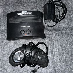 sega genesis classic game console
