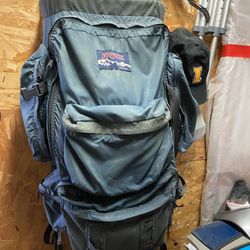 Vintage External Frame Jansport Backpacking Backpack 