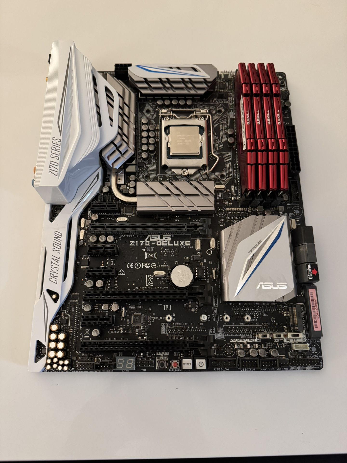 Z170 Deluxe Z170 I7 ASUS Z170 Deluxe Motherboard With Intel I7