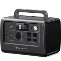 BLUETTI EB70 Portable Power Station, 716Wh LiFePO4 Battery Backup w/ 4 800W AC Outlets (1,400W Peak), 15W Wireless Charger, Solar Generator for Campin