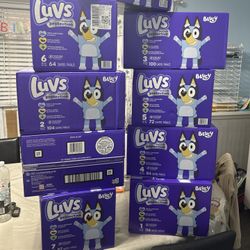 Luvly Bluey protection pack diapers