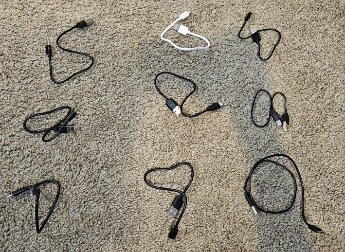 9-Pack USB-C Cable Lot