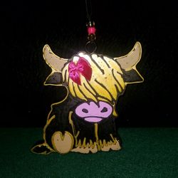 Highland Cow Car Freshie 