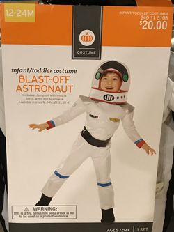 Child’s Astronaut Halloween Costume. Size: 12-24M. Brand New
