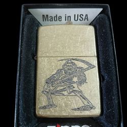 Custom Zippo Metal Reaper 