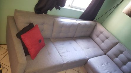 Modern designer sectional couch