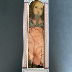 Kate- Porcelain Doll In The Original Box With Stand
