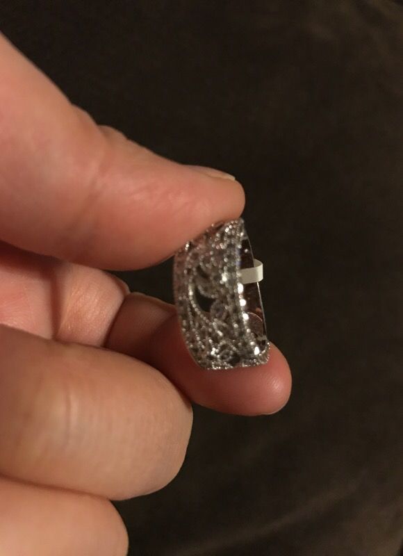 18k white gold plating