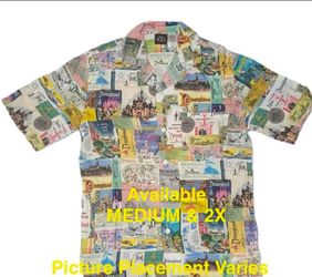 Disney Parks Disney100 Disneyland Button Down Shirt
