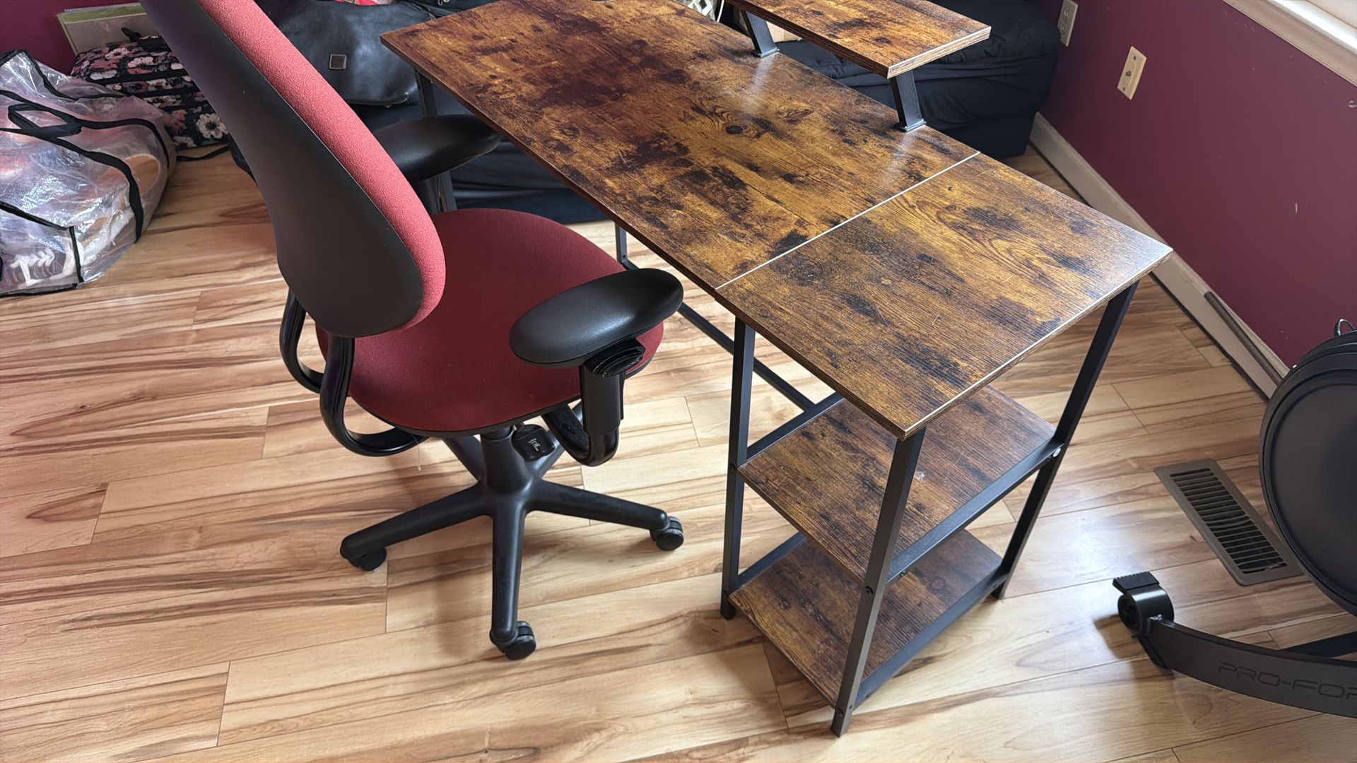 Office Chair and Desk