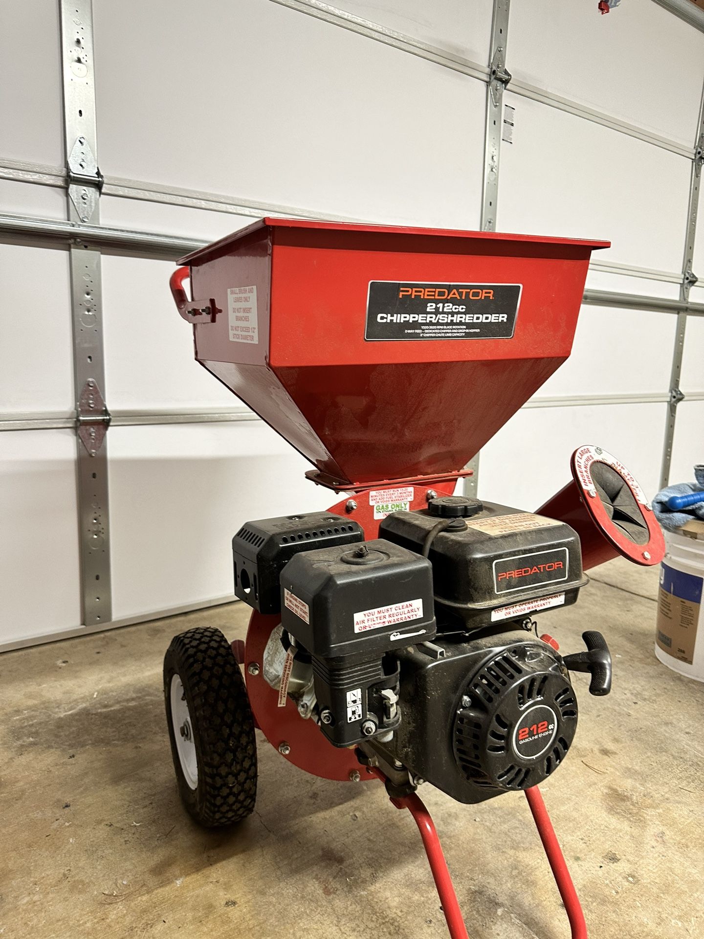 Predator 212cc Chipper/Shredder