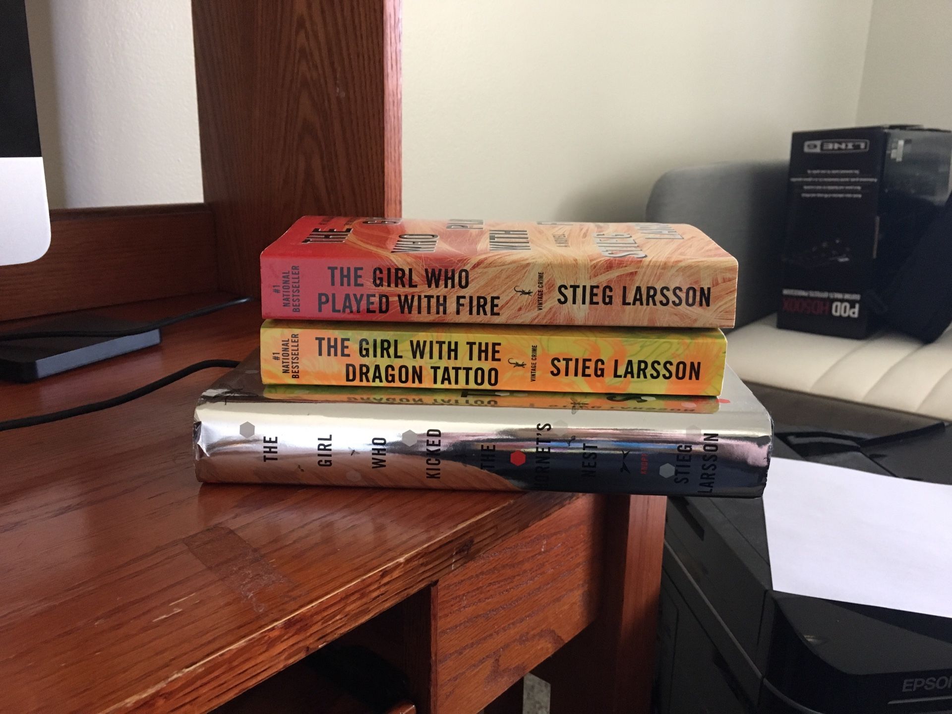 The Girl With the Dragon Tattoo trilogy books