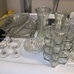 Asstd Glassware/ Crystal  *MESSAGE FOR PRICES 