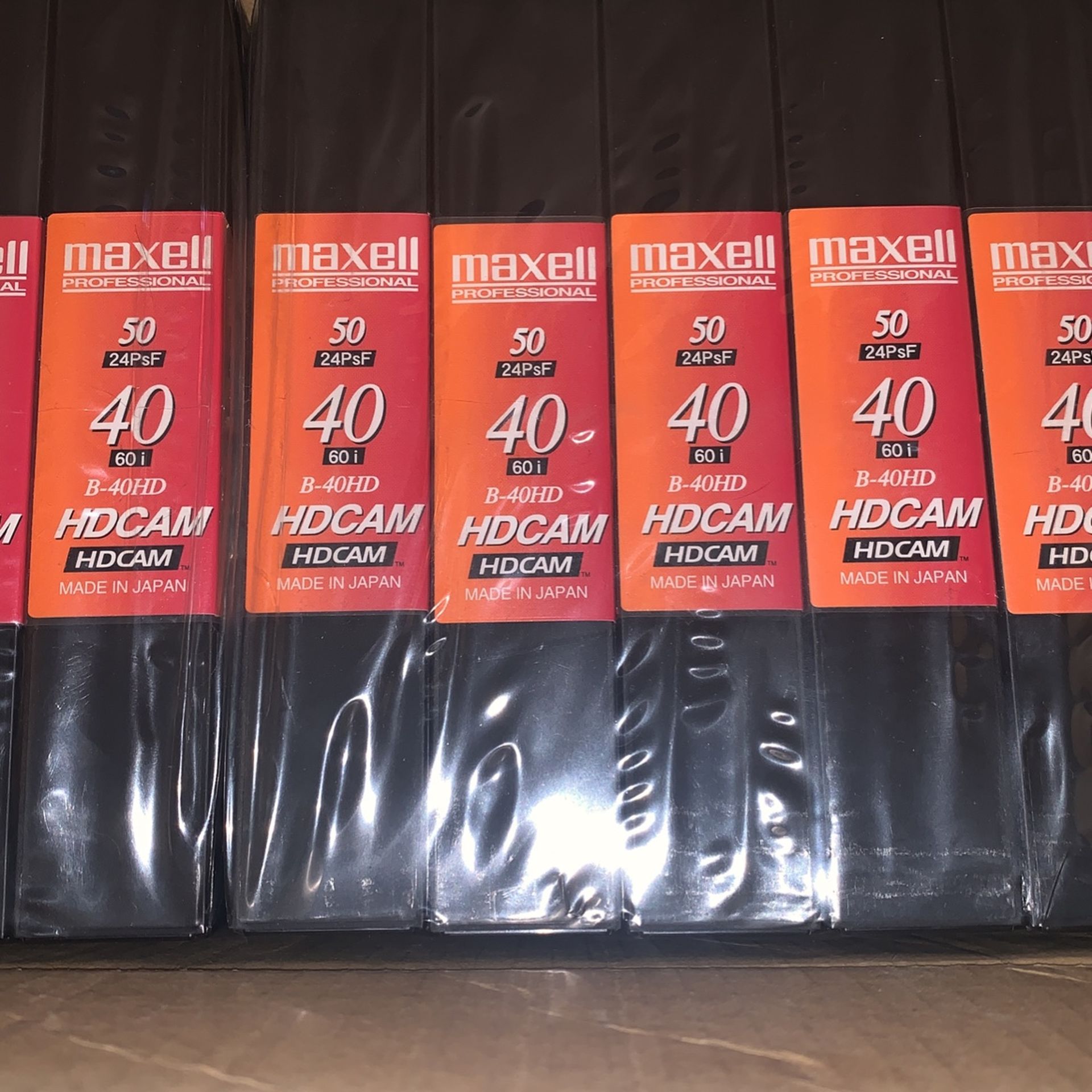 Maxwell B-40HD Video Tapes, 40 Min- Bundle Of 8