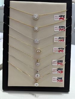  14KT 2.30CTW VS1 Lab Diamond EGL Certified Solitaire Pendants 