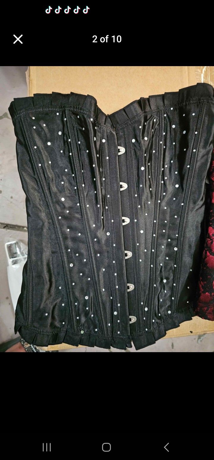 Black Corset Size Small