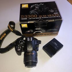 Nikon D3300  Body w/ 18-55mm f/3.5-5.6 VR II Kit