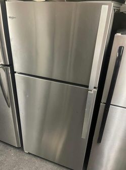 Whirlpool Top Mount Refrigerator Stainless Steel