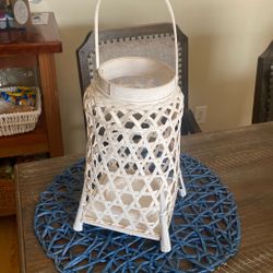 Decorative Wicker Lantern 