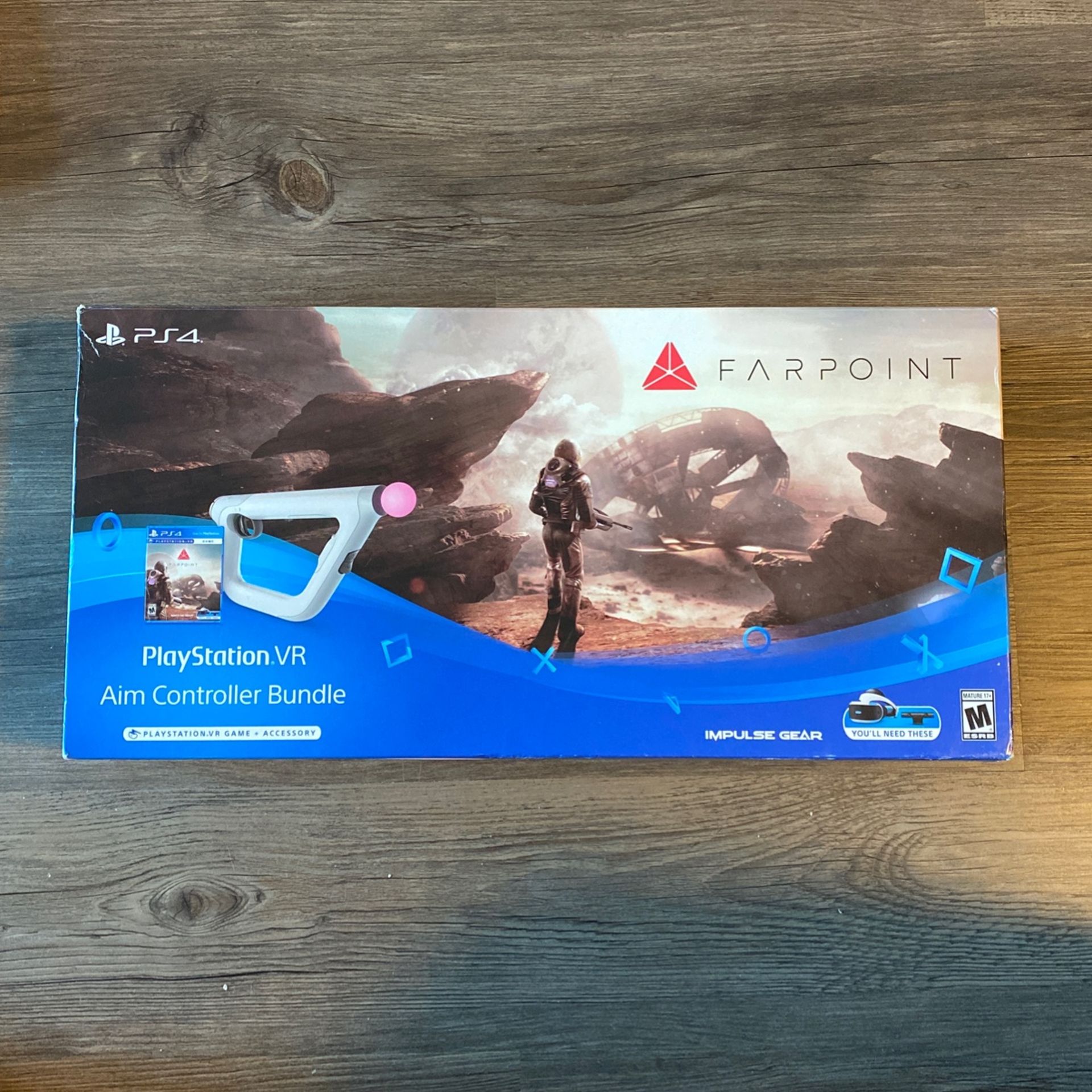 PS VR Aim Controller PS4 Farpoint Bundle (Sony PlayStation VR)