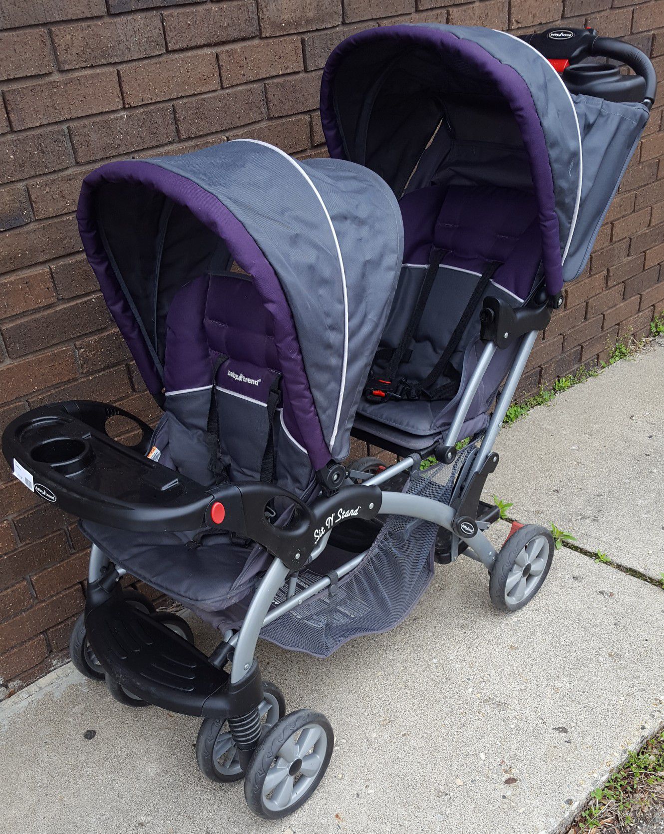 Baby Trend 2 Seat Sit n Stand Double Stroller
