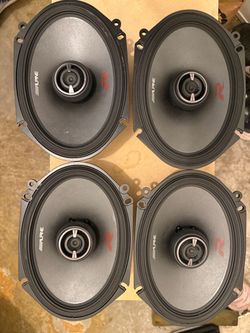 6x8 alpine type R speakers set (4)