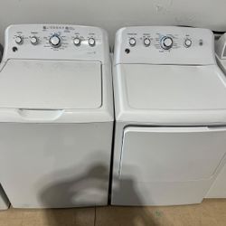 Washer and dryer set ge top load 