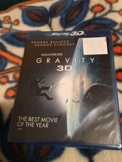 GRAVITY 3D MOVIE BRAND NEW SEALED(also comes with 2D version)