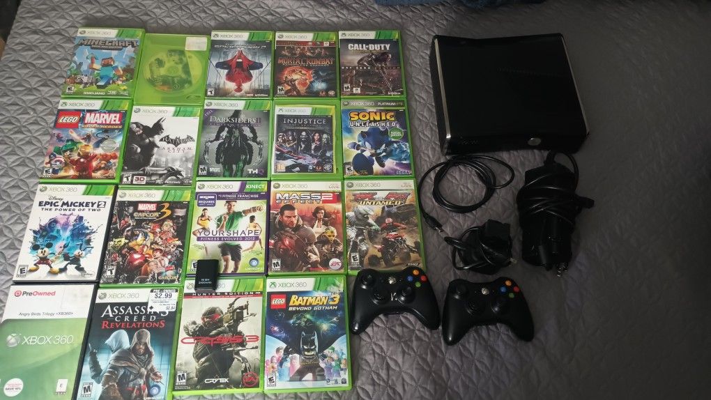 Xbox 360 Console, Games, Controllers