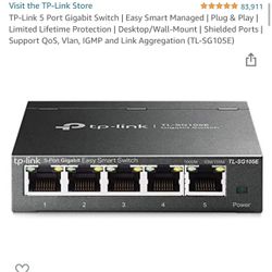 5 Port Gigabit Switch, New 