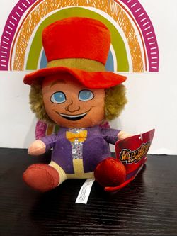 WILLY WONKA 8 INCH BRANS NEW PLUSH WITH TAGS