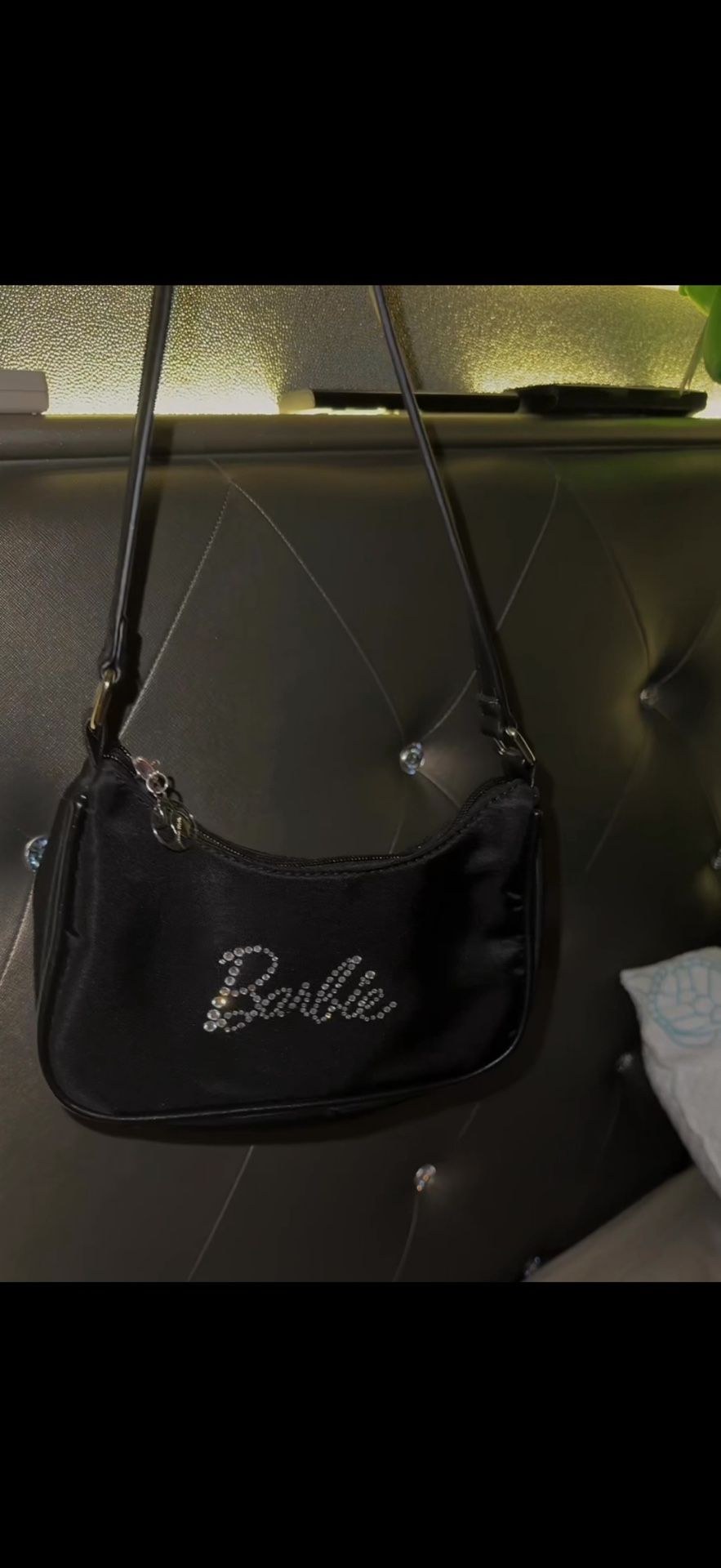 Black Rhinestone Barbie Bag 🖤🤩