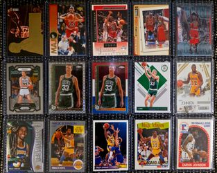 Jordan, Magic, Bird NBA Card Lot